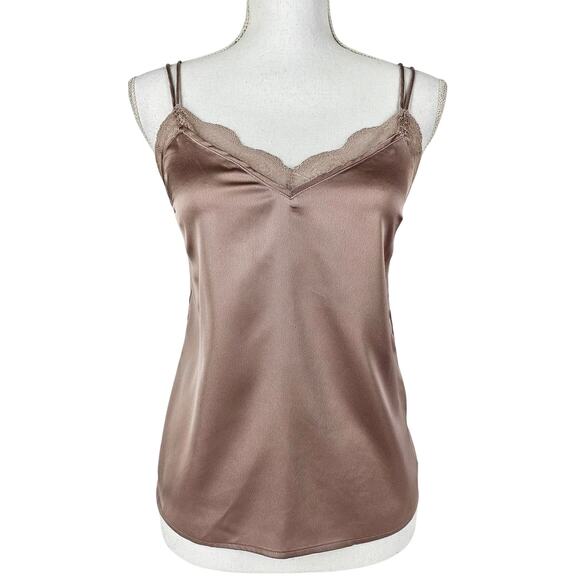 ABERCROMBIE & FITCH WOMEN’S TAUPE CAMISOLE – SIZE XS – ELEGANT & STYLISH - Picture 1 of 14